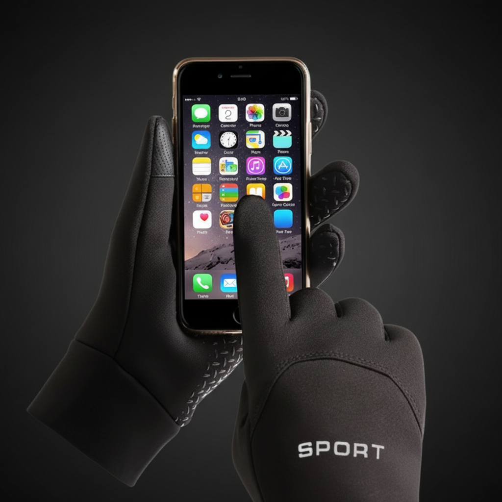 gants tactiles gardant la chaleur corporelle